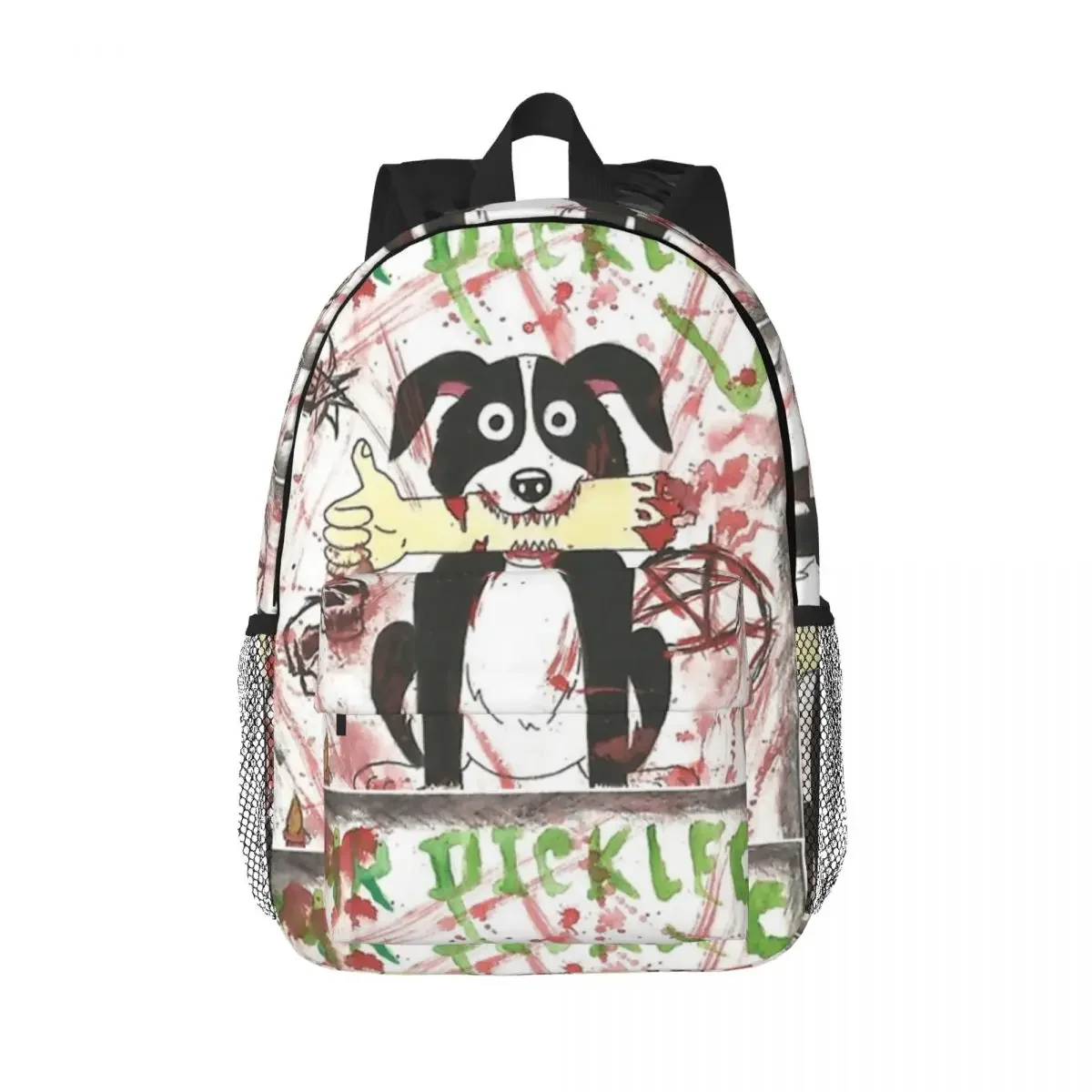 

Mister Pickles Backpacks Boys Girls Bookbag Fashion Students School Bags Travel Rucksack Shoulder Bag Large Capacity
