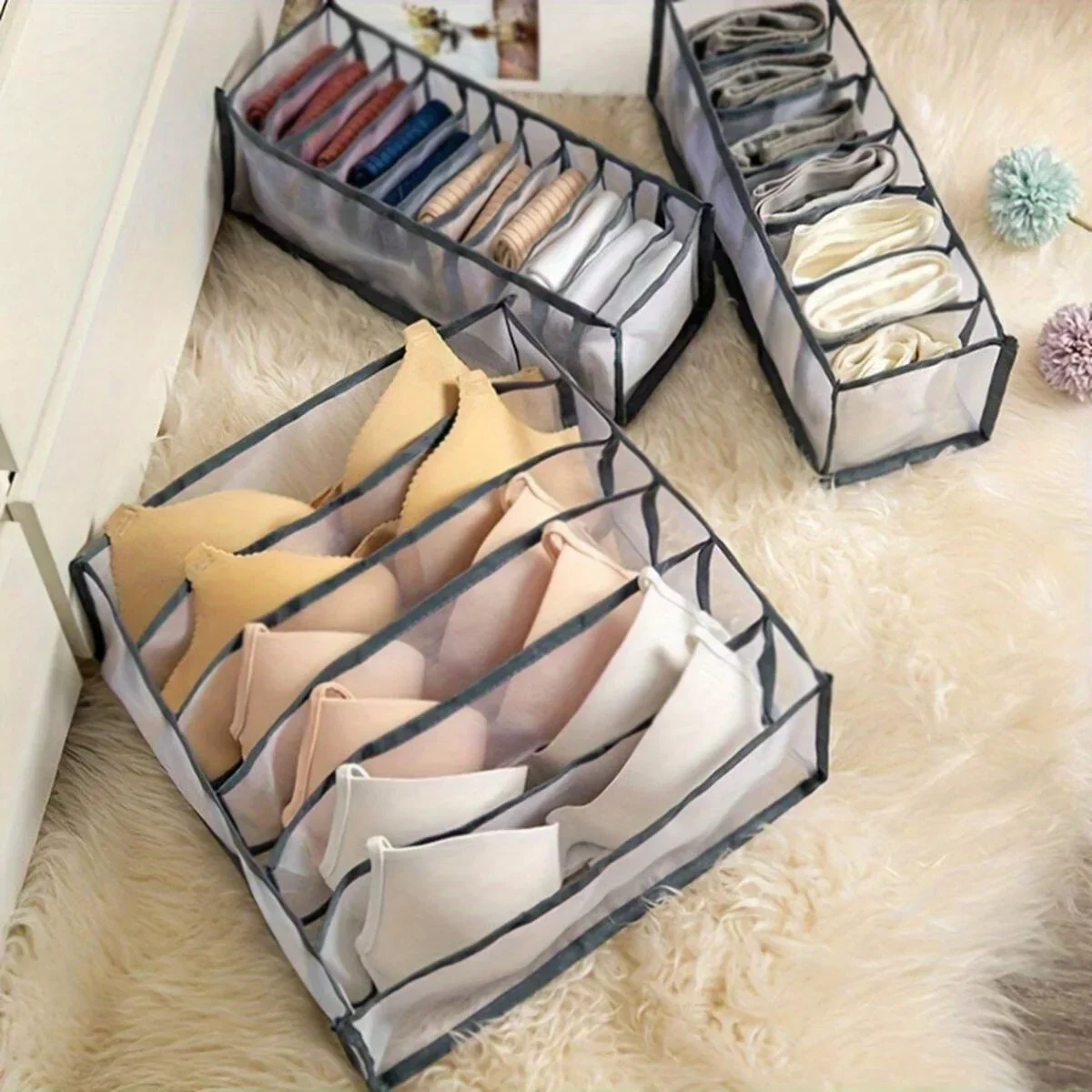 Underwear Drawer Organizer Foldable Design