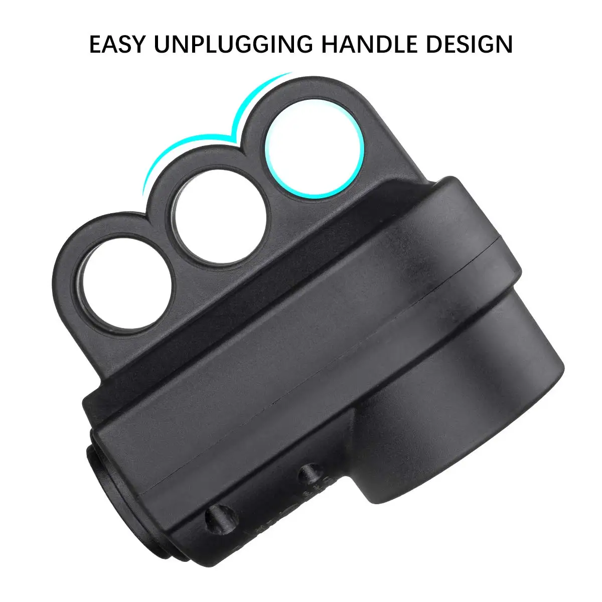 50AMP RV Replacement Female Plug with Easy Unplug Design, ETL Certified