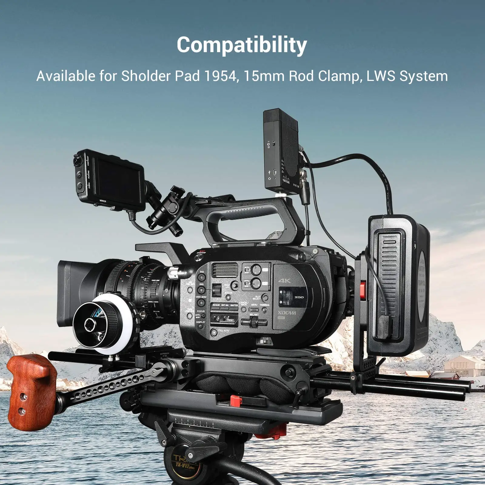 Aluminum Alloy 15mm Rod Camera Rail Rod 10/15/20cm 4/6/8Inch 2 Pcs Set for DSLR