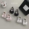 Baby Shoes Spring Autumn Girl's Bow Ballet Style Satin Soft Sole Shoe Baby Anti-slip and Anti Drop Heel Princess Toddler Shoes 4