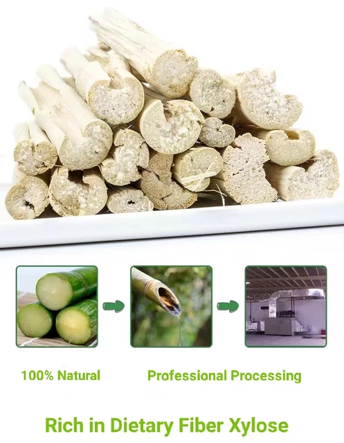 Bastoncini Di Bambù Per Animali - 500g Per Conigli, Cincillà E Roditori - Foto 5