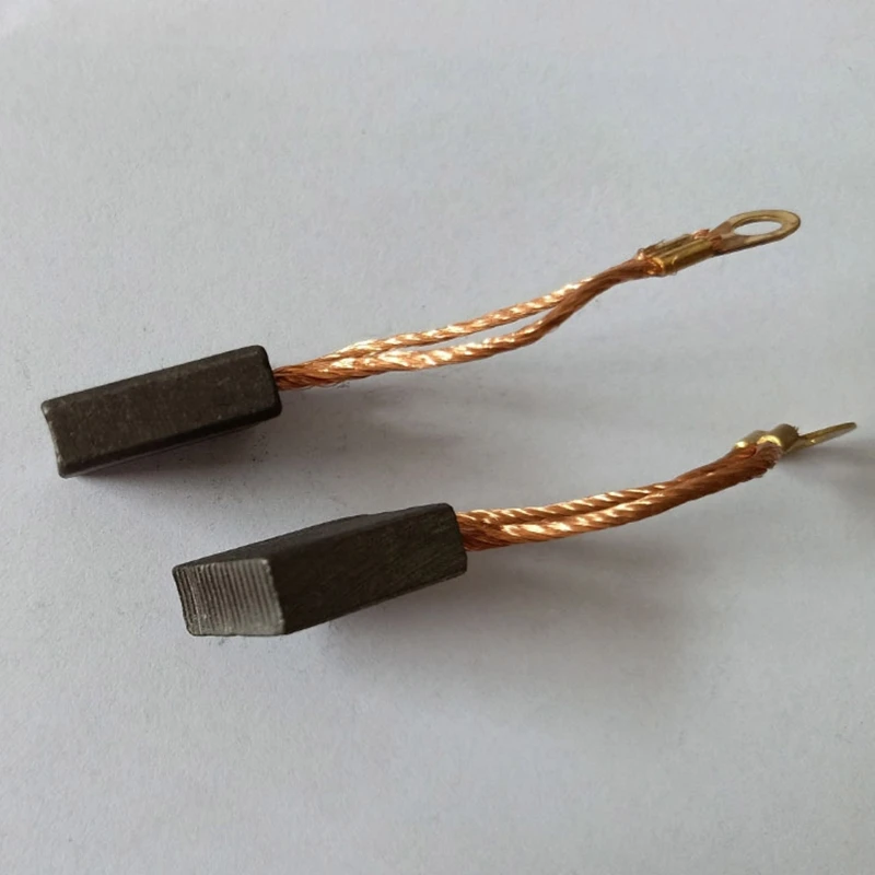2Pc 21x18x7mm Carbon Brush for Electric Motor Power Tool Replacement Repair Part