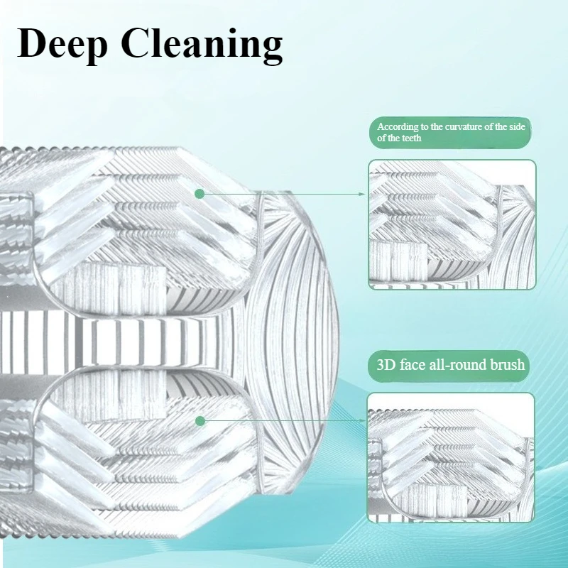 Lazy U-shaped Electric Teeth U-shaped Silicone Teeth Cleaning Brush MouthElectric Toothbrush Replacement Head