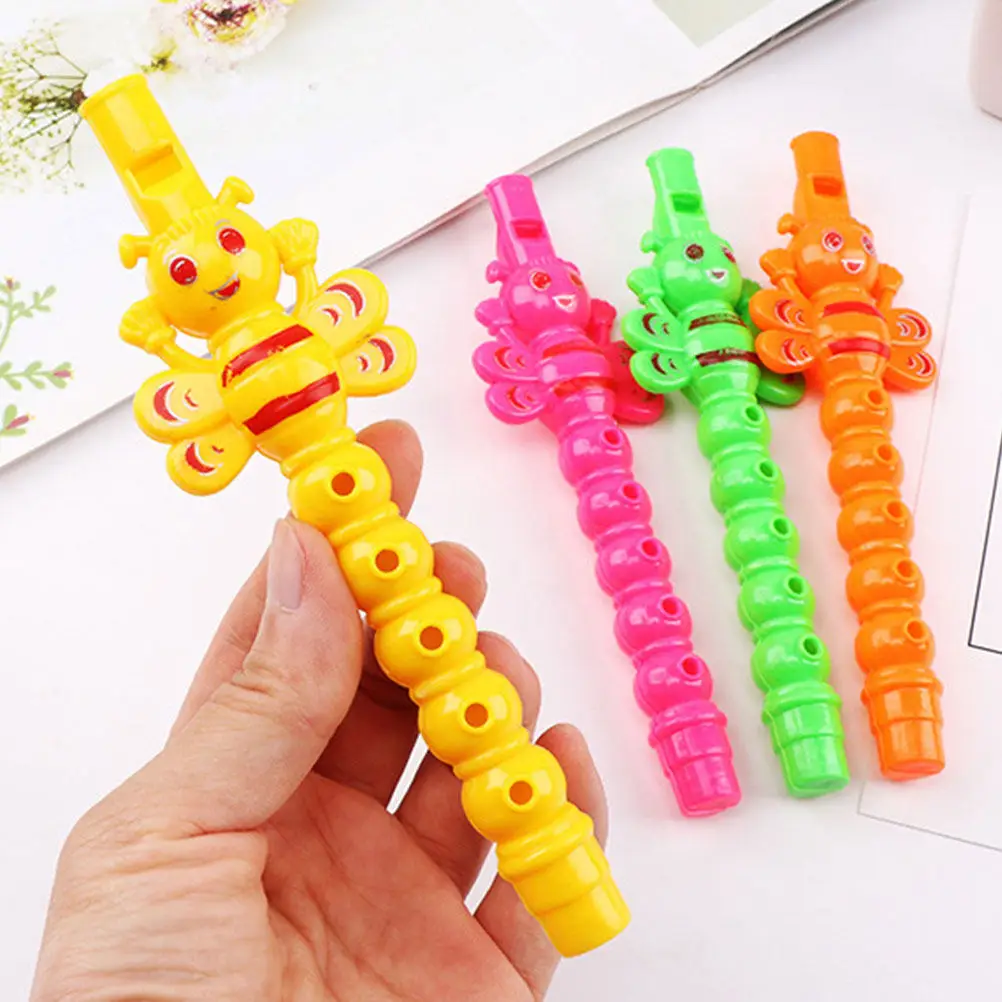 25Pcs 어린이 클라리넷 장난감 어린이 초보자를위한 프리미엄 플라스틱 교육용 음악 악기 청각 인지 지능 개발
