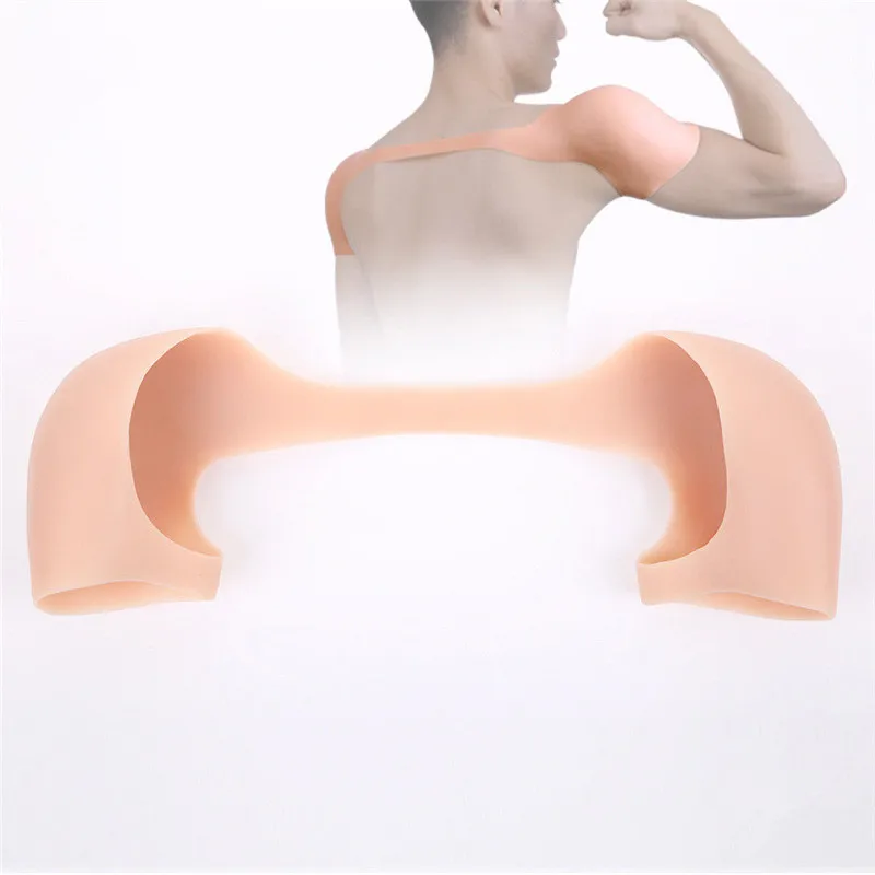 

500g Men's Shoulder Push-up Silicone Pads Enhancer Shoulder for Men Styles Stronger Man Shaper Bodysuit Men Cosplay Dress
