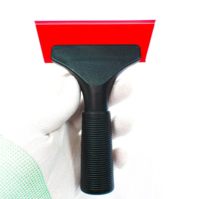 Car Silicone Scraper Silicone Long Handle Shower Squeegee Flexible Car Squeegee Portable Soft Water Wiper All-Purpose