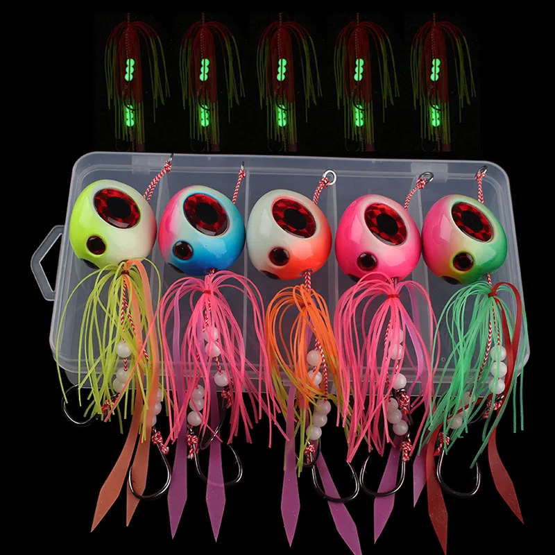 60G 100G 120G 150G 200G Tai Kabura Slider Jig Sinker Lead Jigging Esche Inchiku Tai Gomme Red Snapper Sea Fishing Baits Boat