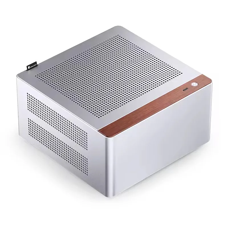 JONSBO N10/NV10 MINI ITX ケースは 1U FLEX 電源をサポートアルミ合金