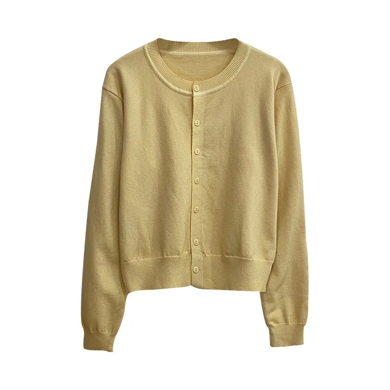 Womens Long Sleeve Knit Cardigan Sweater