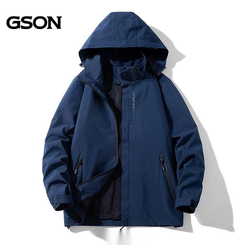 Semir Group GSON sports men's women's three in one assault suit spring and autumn thin couple waterproof jacket_voghion.com