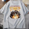 Autistic and Gay Skeleton Explosion T Shirt Unhinged Skeleton Autism Meme T-Shirt Short Sleeve Graphic Tees Streetwear 4