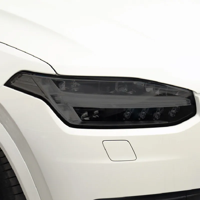 

2Pcs Car Headlight Protective Tint Film Smoke Black Transparent TPU Sticker For Volvo S60 XC90 XC60 XC40 V60 V90 S90 Accessories