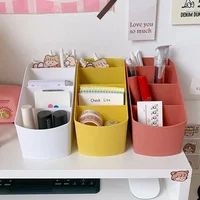 Large Capacity Cute Pen Holder Desk Accessories Pencil Storage Box Desktop Organizer Stand Case School Office Stationery 1