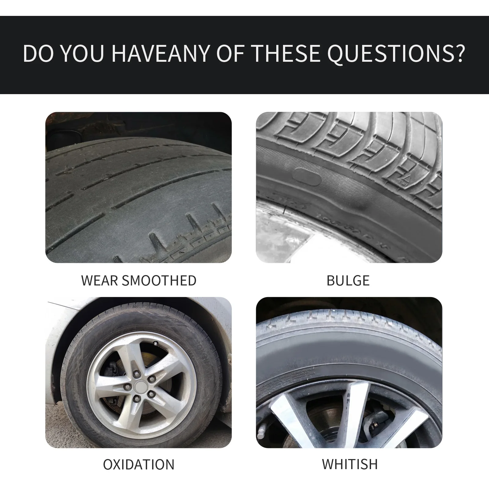 100ml Car Wheel Polishing Spray Dustproof Car Tire Brightener Long Lasting Tire Refurbishing Agent Auto Cleaning Tool