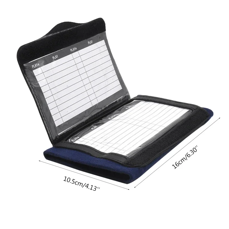 Football Training Tactics Clipboard Cover Wrist Sleeve Tactics Board for Players Wrist Map Holder Pouch 1PC rugby League football tactics clipboard