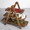 3 Tier Wood Tiered Tray Decor Cake Stand Farmhouse Tiered Tray Party Serving Dishes And Platters Trays 3
