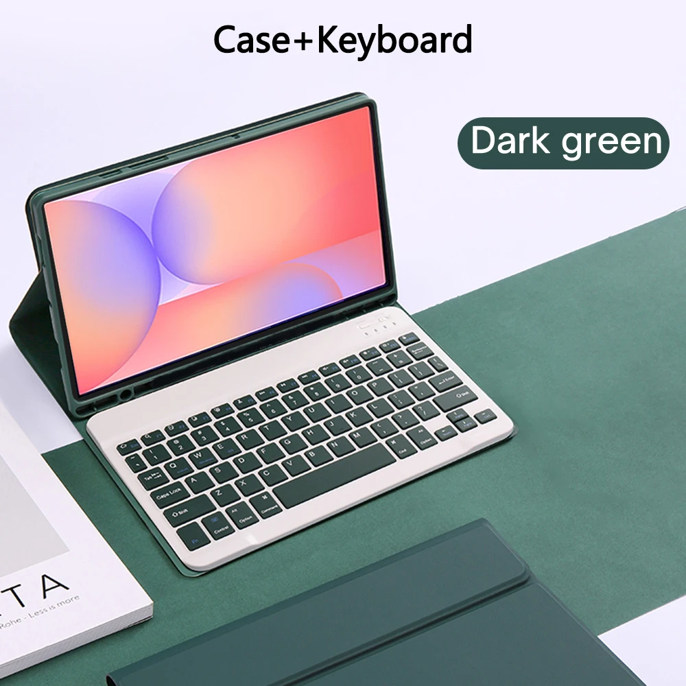 Versatile Tablet Case with Detachable Keyboard and Pencil Holder