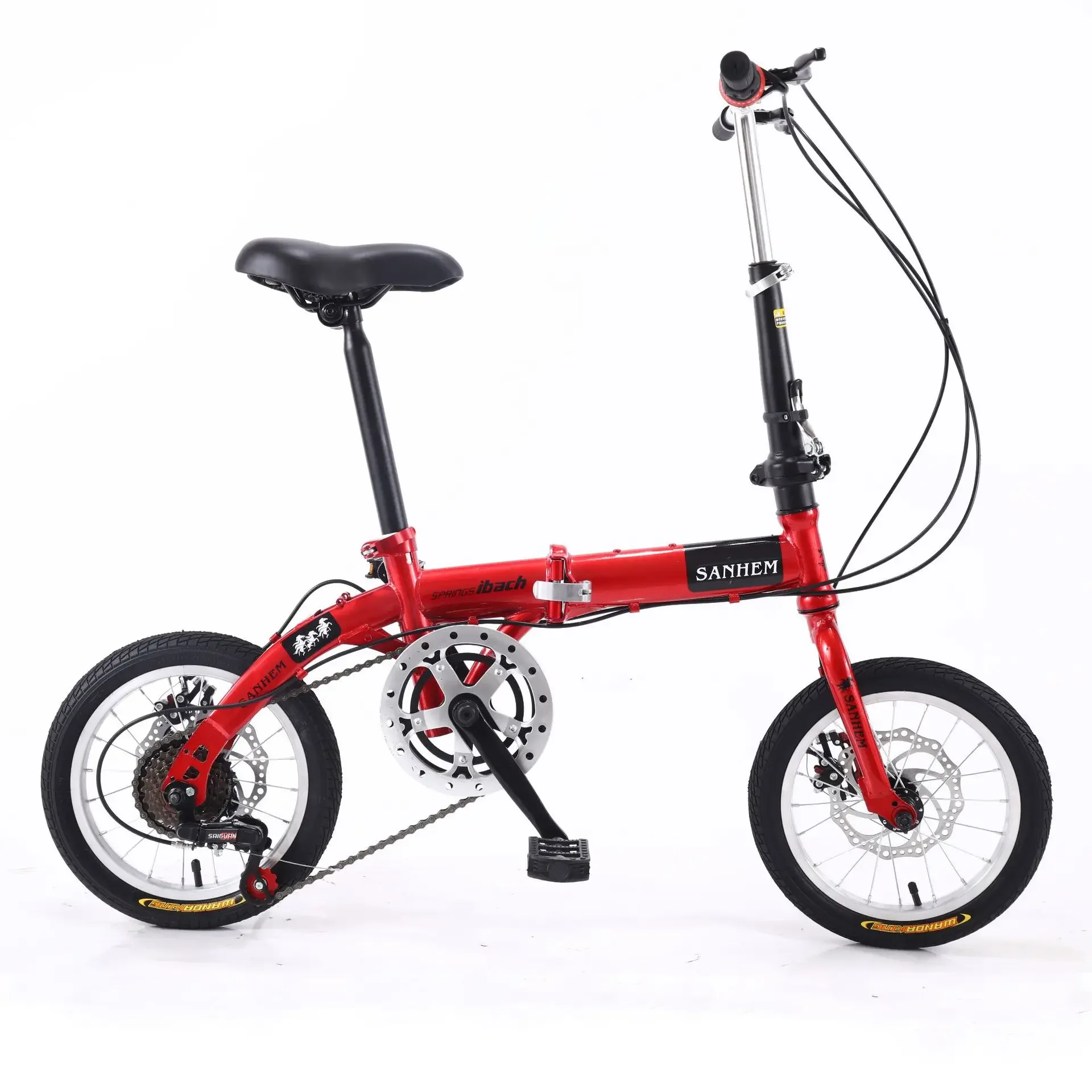 14-inch Folding Bicycle Adult Folding Bike Portable