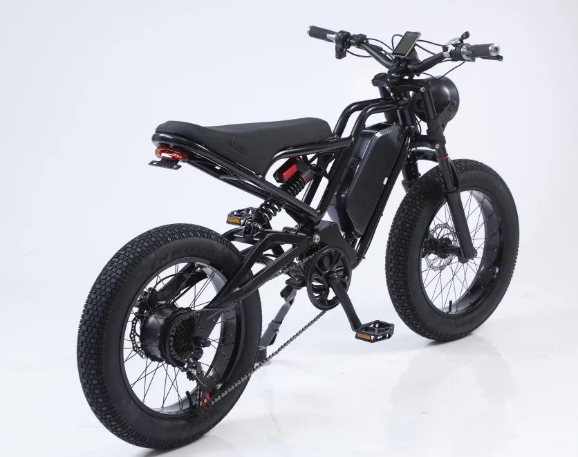 AKEZ 48V 750W/1500W motor 18AH 20*4.0-inch fat tires Adult Mountain Off-road Electric Bicycle All-terrain