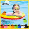 1-100pc Mini Orange Rubber Ducks Set in Bulk with Sunglasses Float Squeak Tiny  Rubber Duck Toy for Kids Party Birthday Supplies 4