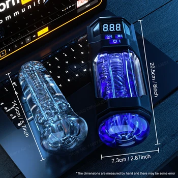 Adult Sex Toys Automatic Massage Erotic Goods Male Masturbator Realistic Artificial Portable Vagina Oral Stimulator Aircraft Cup