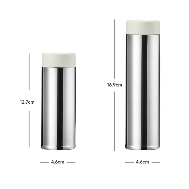 120/180ml mini 316 Stainless Steel Portable Thermos Cup Vacuum Thermal Insulation Pocket Cup Small Water Bottle For Espresso 5
