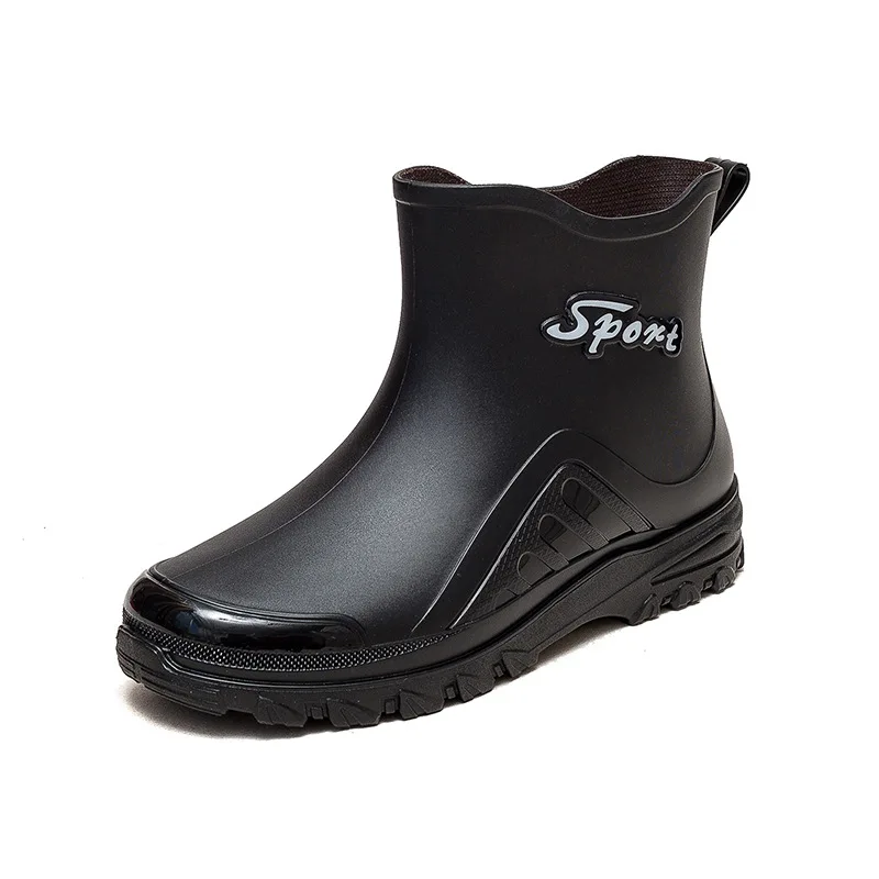 Thick Sole Wedge Heel Chelsea Boots Fashion Non-slip Waterproof Short Tube Plus Velvet Platform Boots Large Size Winter Boots