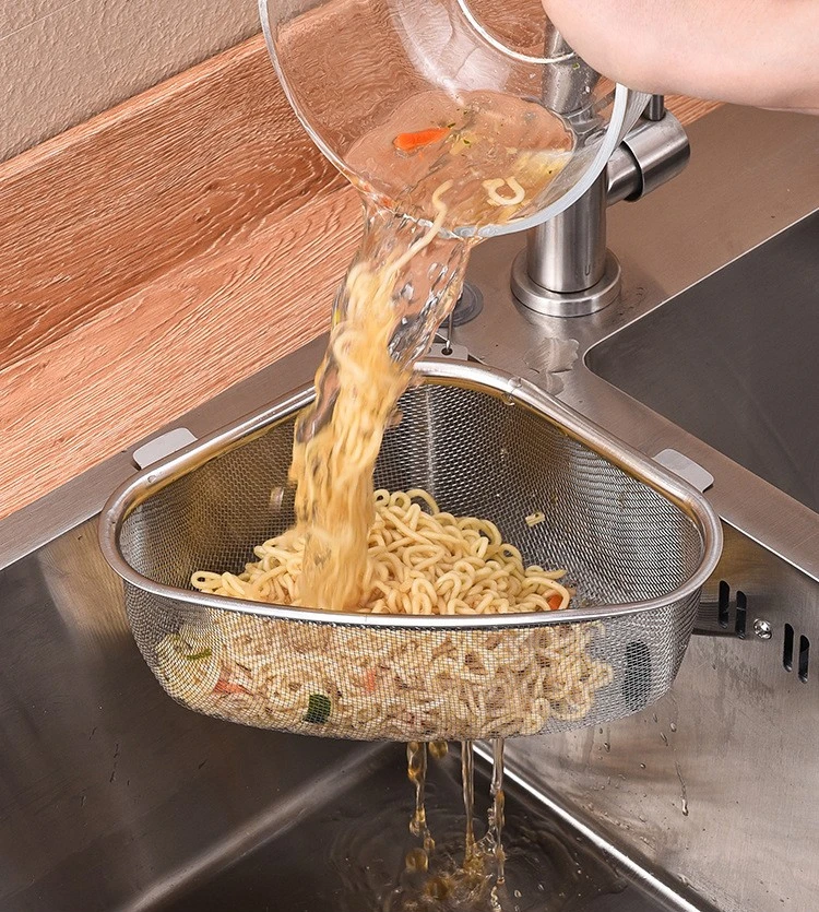 Stainless Steel Sink Storage Drain Basket, Dishwashing Sink Leftovers, Anti-Clogging Strainer Basket S1e7f72f2d36849d9a619325fe0f715b13