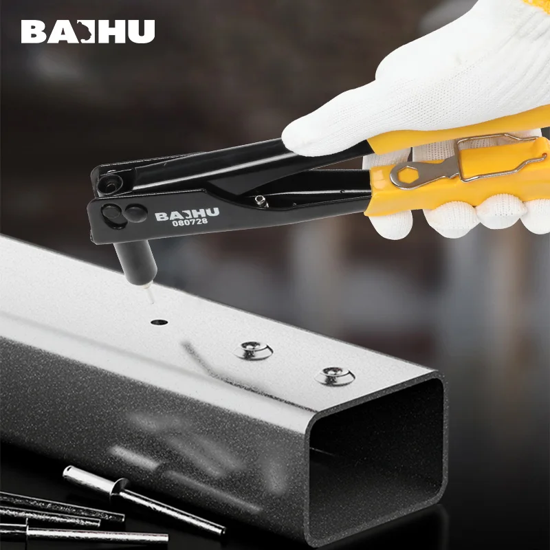 4 in 1 Single Hand Blind Rivet Guns Nose Piece Manual Riveting Riveter Tool Hand Tools rivet gun rivet gun set rivet gun part