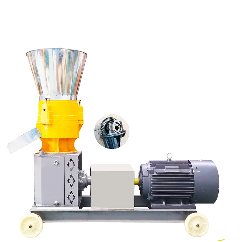 4.0kw Pellet Press Animal Feed Wood Pellet Mill Biomass Machine 220v 380V