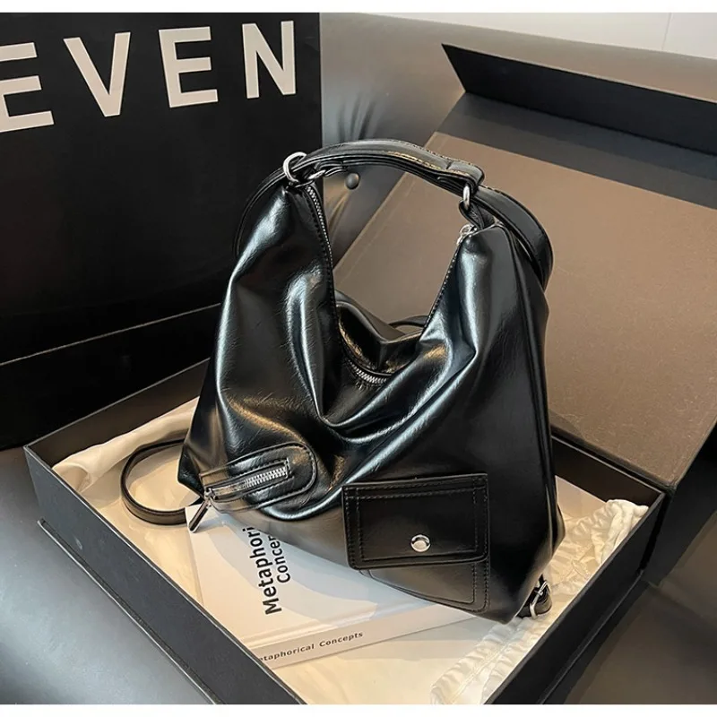 

Fashion Women Backpack New Retro Commute Large-capacity Shoulder Underarm Bag Casual Travel Ladies Purses and Handbags Tote Bag