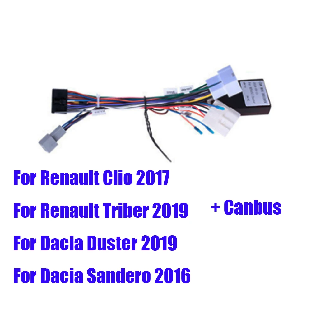 CarRadioCableCANBusadapterforRENAULTClioTriberDaciaDuster