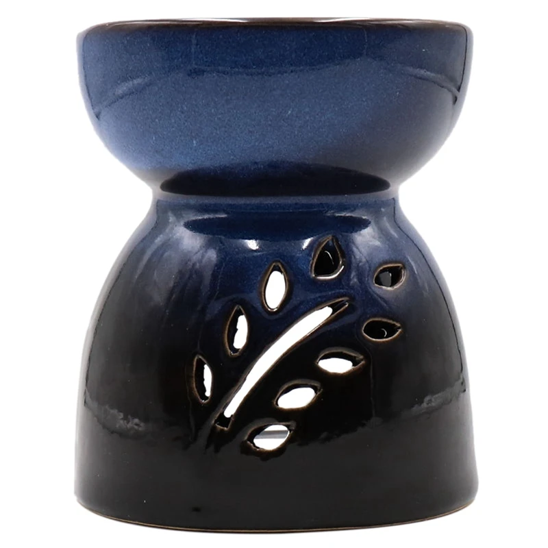 Ceramic Candle Burner, Hand Carving Process Essential Oil Burners, Ceramic Aroma Lamp With