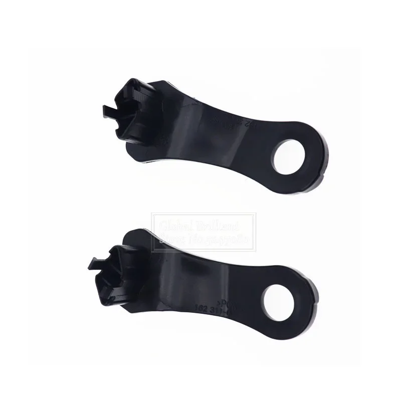 2 Paia Di Morsetti Per Staffa Fari BMW Serie 5 E60 E61 – 63126949633/49634, In Plastica Nera, Fissaggio Stabile E Facile Installazione