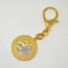 Feng Shui Anti-Black Magic Medallion Hanging Round Amulet Keychain 4