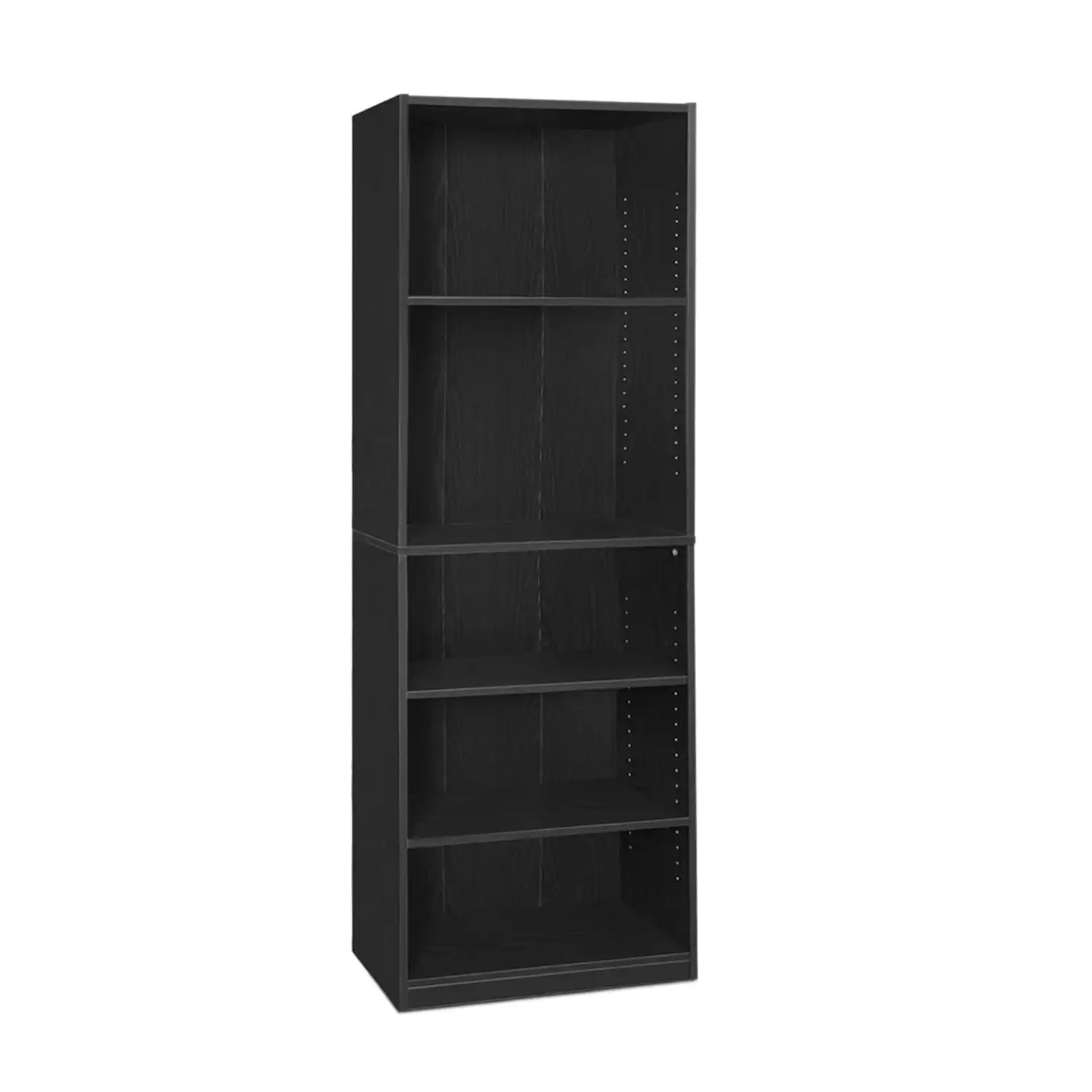 

Книжный шкаф с 5 полками просто Home, черный