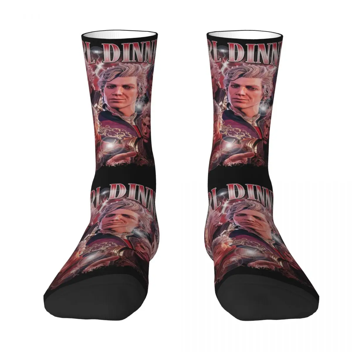 

Astarion Girl Dinner Baldurs Gate Socks Harajuku Super Soft Stockings All Season Long Socks Accessories for Unisex Gifts