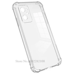 Crystal Clear Shockproof Silicone Back Cover Case - Enhanced Protection and Style - OPPO A96 A76 A36 (Transparent Case)