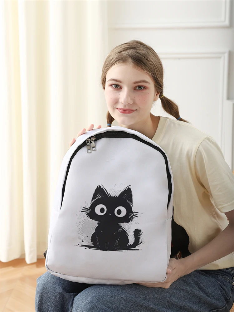 New Women's and Men's High Capacity College Backpack Trend Women's Laptop School Bag Cute Girl Travel Bag Cool