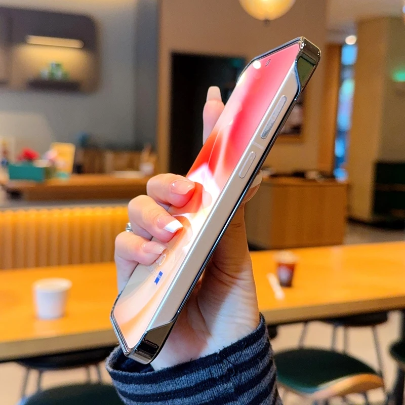 Colorful Borderless Ultra-Thin Phone Case with Magnetic Adsorption and Drop-Proof Protection