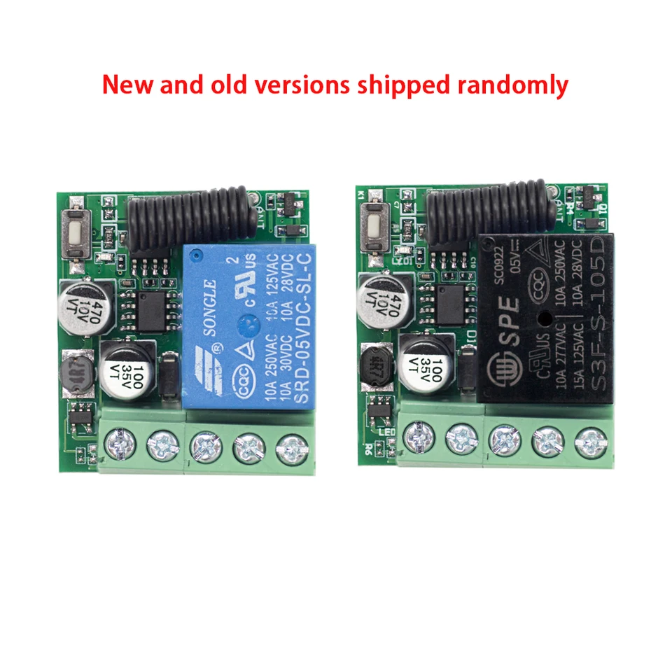 QIACHIP Lot De 10 Modules RF Sans Fil 433 MHz - Récepteur Et émetteur