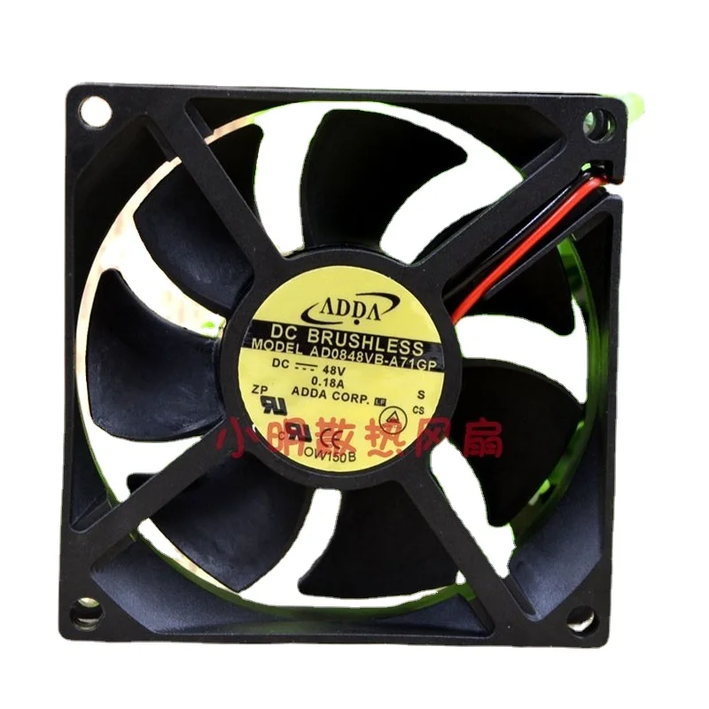 

SSEA New Fan For ADDA AD0848VB-A71GP 8CM 8025 48V 0.18A High Speed Instrument Fan Cooling Fan 80*80*25mm