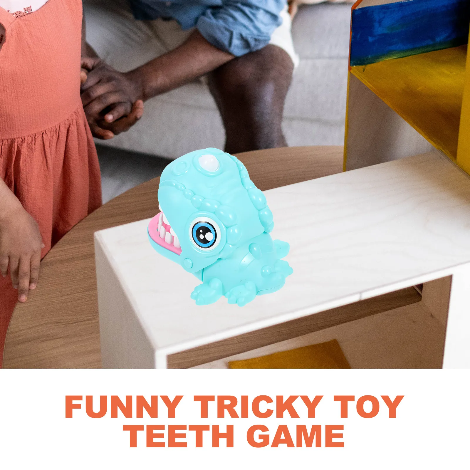 재미있는 공룡 손가락 물기 게임, 창의적인 이빨 게임, 장 장난감, 어린이 생일, 휴일 파티 손가락 놀이