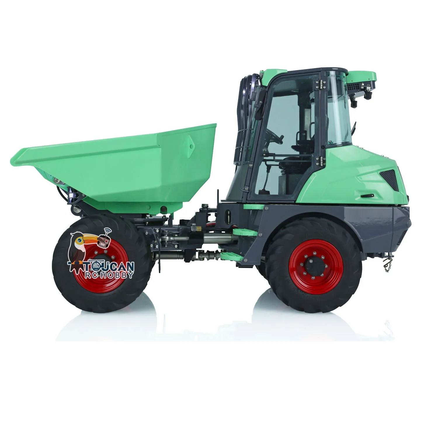 LESU 6MDX 1/14 RC Hydraulic Dumper Truck RTR Radio Control Loader Construction Vehicle Model Lock Diff Axles Motor THZH1397 2