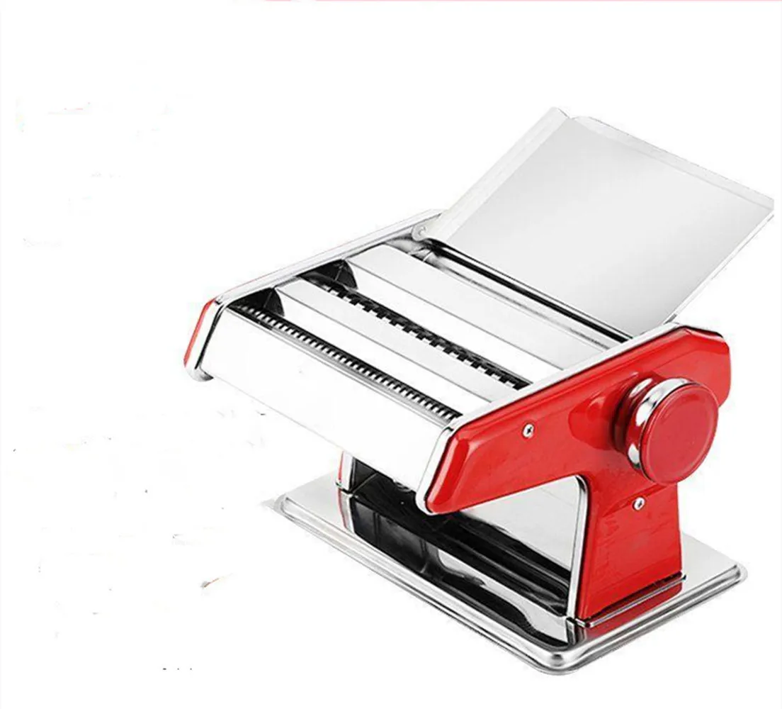 Manual Pasta Maker with Dryer - Multi-Pasta Stainless Steel Italian Flat  Dough Machine with Adjustable Setting, Sharp Cutter, and Hand Crank - Fresh