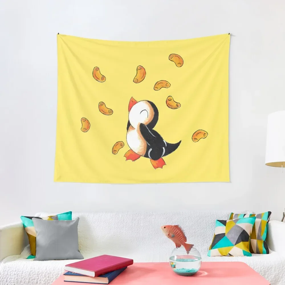 

Macaroni Penguin Tapestry Art Mural Room Decor Aesthetic For Bedroom Tapestry
