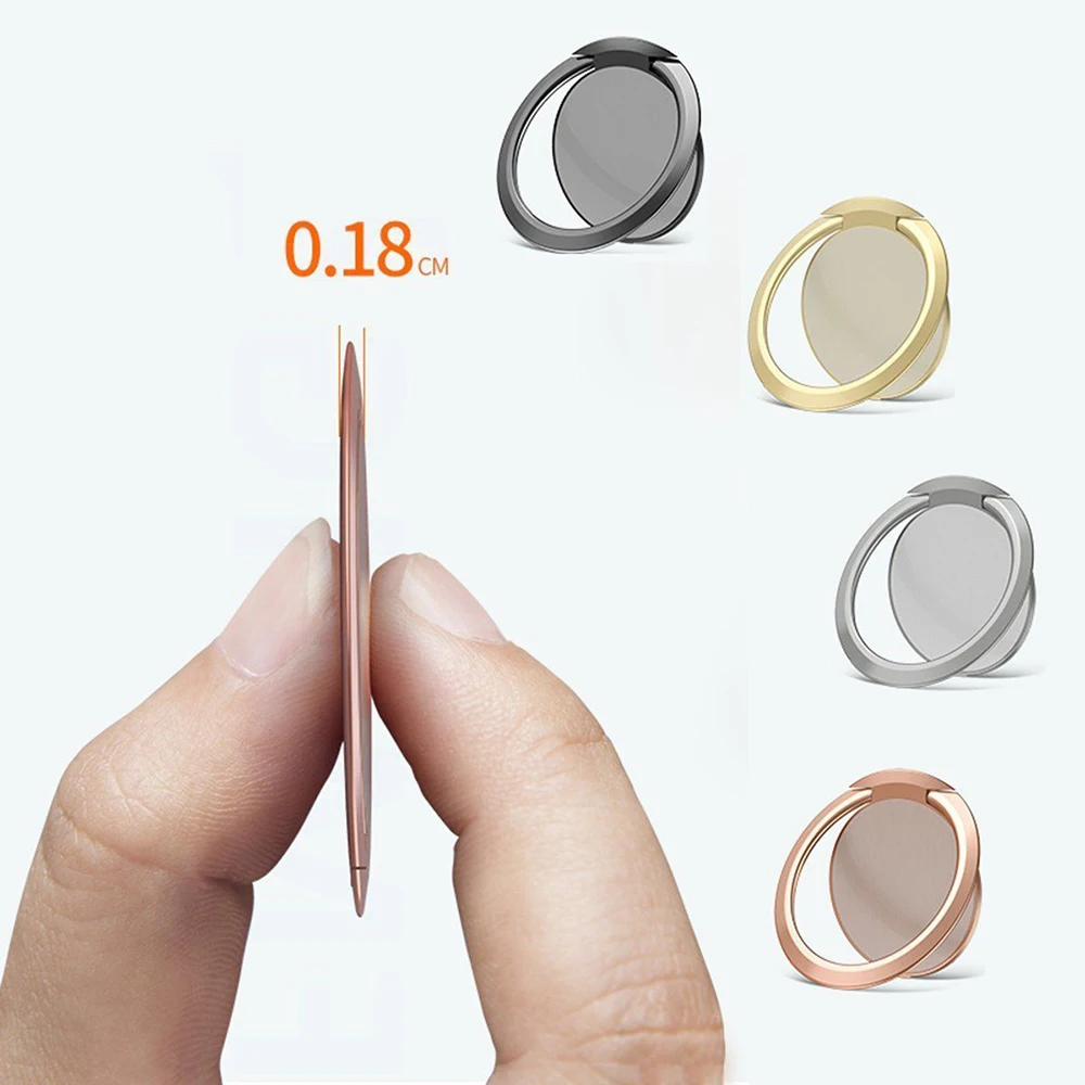  ICEYA Soporte para anillo de dedo, soporte para espejo de  teléfono celular, soporte de agarre de dedo con rotación de 360° para  iPhone, iPad, Samsung Galaxy S9/S8 y otros teléfonos inteligentes (