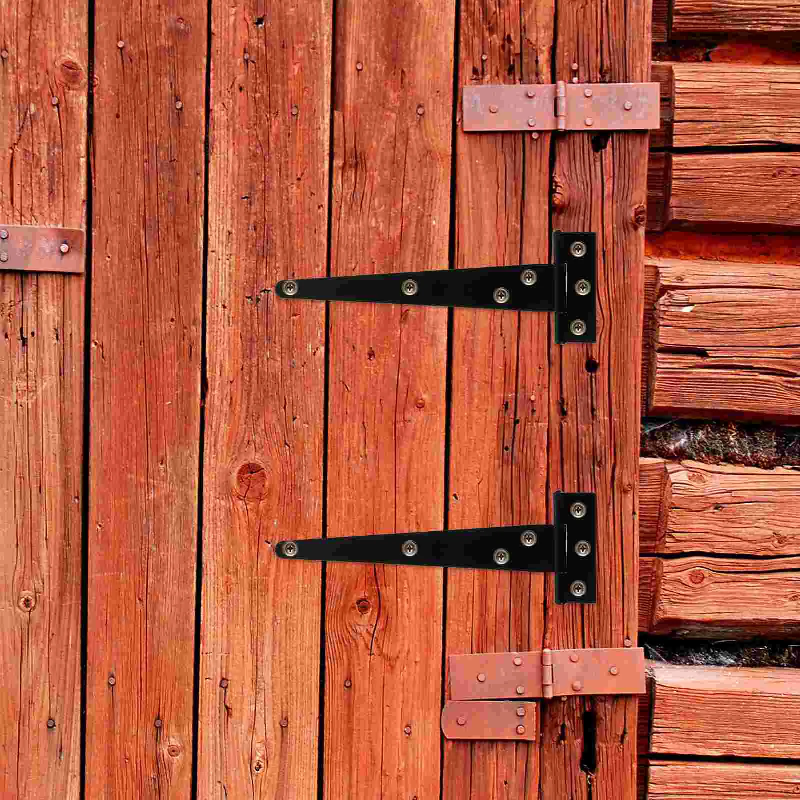 T 모양 문짝 경첩 가구 문, 헤비 듀티 셔터, 용수철 장식, 8 인치, 4 개