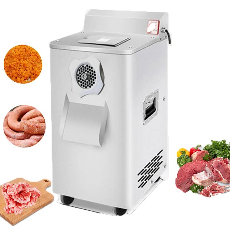 Commercial Electric Meat Grinder 2200W Commercial Sausage Stuffer Maker Minced Meat and Vegetable Food Grinders for Home evil smoking ltq electric dry herb grinder home handheld herbal crusher grass grinders for smoking tobacco shop accessories